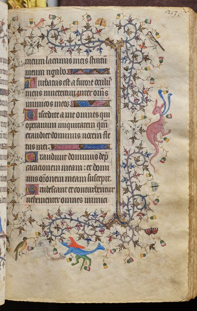 Heures de Charles le Noble, roi de Navarre (1361-1425) : fol. 107r, Texte - Master of the Brussels Initials and Associates
