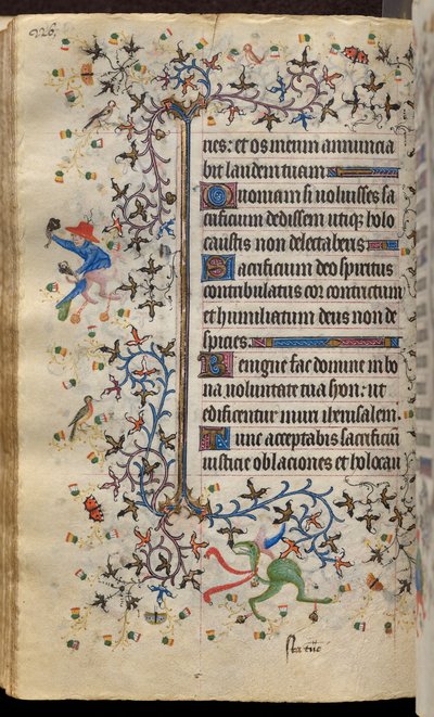 Heures de Charles le Noble, roi de Navarre (1361-1425) : fol. 113v, Texte - Master of the Brussels Initials and Associates