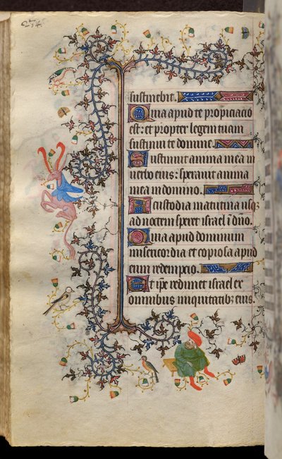 Heures de Charles le Noble, roi de Navarre (1361-1425) : fol. 117v, Texte - Master of the Brussels Initials and Associates