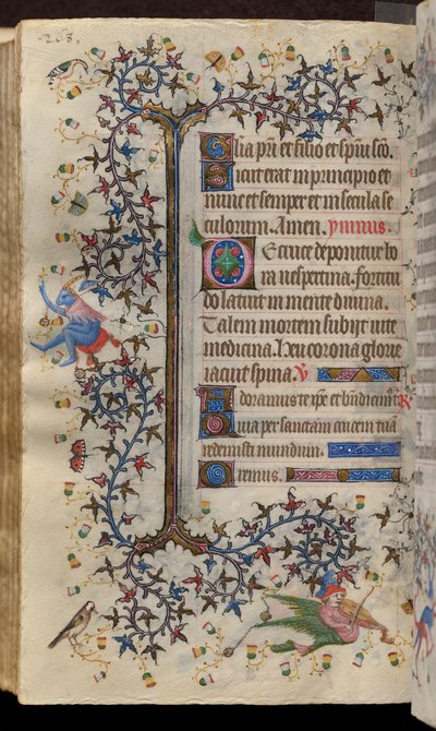 Heures de Charles le Noble, roi de Navarre (1361-1425) : fol. 134v, Texte - Master of the Brussels Initials and Associates