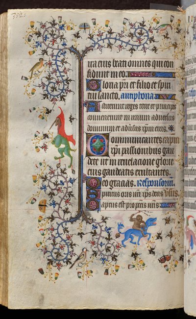 Heures de Charles le Noble, roi de Navarre (1361-1425) : fol. 171v, Texte - Master of the Brussels Initials and Associates