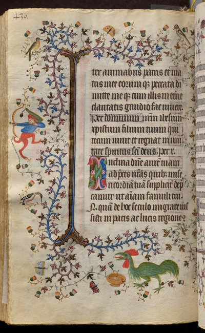 Heures de Charles le Noble, roi de Navarre (1361-1425) : fol. 209v, Texte - Master of the Brussels Initials and Associates