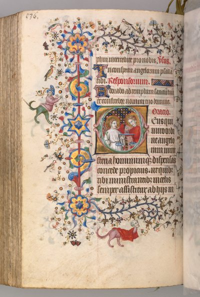 Heures de Charles le Noble, roi de Navarre (1361-1425) : fol. 262v, Texte - Master of the Brussels Initials and Associates