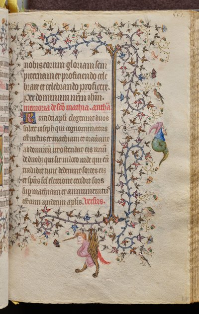 Heures de Charles le Noble, roi de Navarre (1361-1425) : fol. 270r, Texte - Master of the Brussels Initials and Associates
