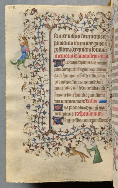 Heures de Charles le Noble, roi de Navarre (1361-1425) : fol. 273v, Texte - Master of the Brussels Initials and Associates