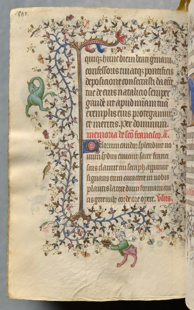 Heures de Charles le Noble, roi de Navarre (1361-1425) : fol. 289v, Texte - Master of the Brussels Initials and Associates