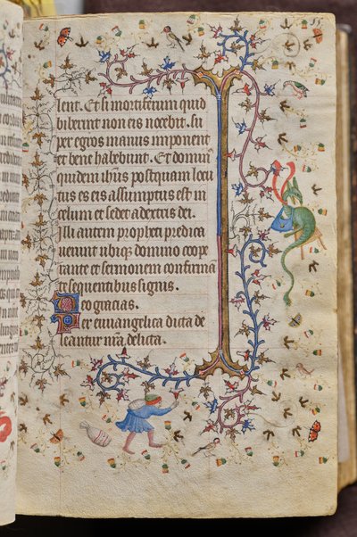 Heures de Charles le Noble, roi de Navarre (1361-1425) : fol. 28r, Texte - Master of the Brussels Initials and Associates