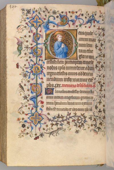Heures de Charles le Noble, roi de Navarre (1361-1425) : fol. 291v, Texte - Master of the Brussels Initials and Associates