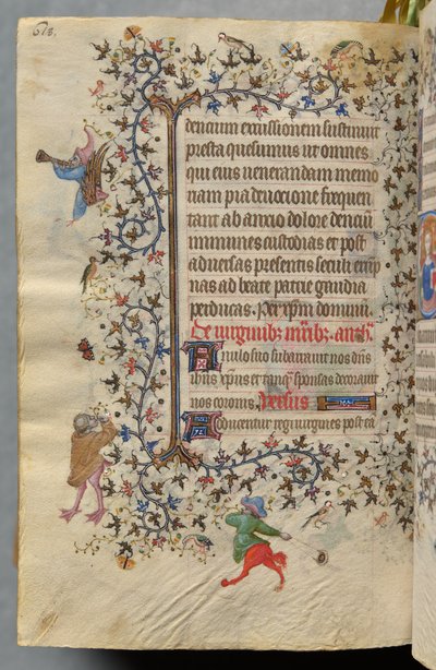 Heures de Charles le Noble, roi de Navarre (1361-1425) : fol. 303vr, Texte - Master of the Brussels Initials and Associates