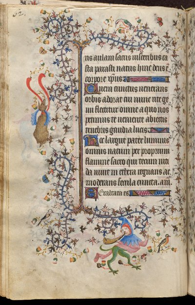 Heures de Charles le Noble, roi de Navarre (1361-1425) : fol. 31v, Texte - Master of the Brussels Initials and Associates
