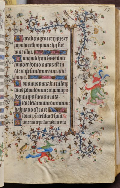 Heures de Charles le Noble, roi de Navarre (1361-1425) : fol. 42r, Texte - Master of the Brussels Initials and Associates