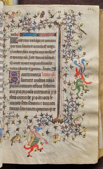Heures de Charles le Noble, roi de Navarre (1361-1425) : fol. 51r, Texte - Master of the Brussels Initials and Associates