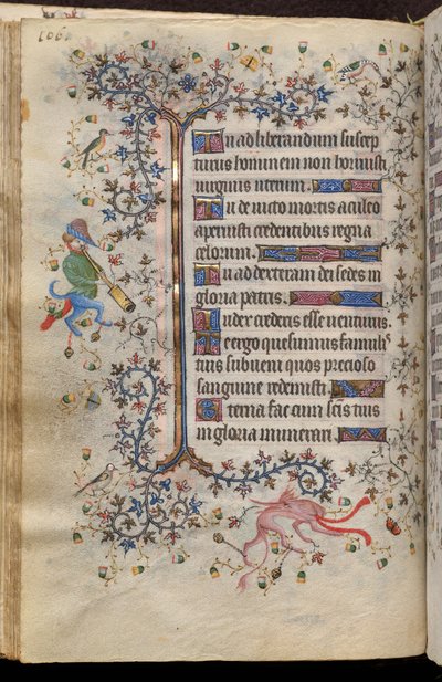 Heures de Charles le Noble, roi de Navarre (1361-1425) : fol. 53v, Texte - Master of the Brussels Initials and Associates