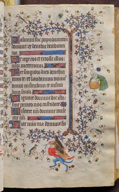 Heures de Charles le Noble, roi de Navarre (1361-1425) : fol. 54r, Texte - Master of the Brussels Initials and Associates