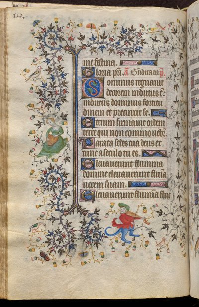 Heures de Charles le Noble, roi de Navarre (1361-1425) : fol. 55v, Texte - Master of the Brussels Initials and Associates