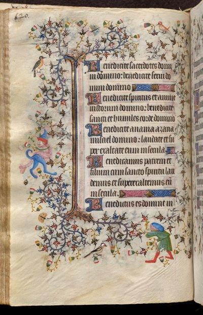 Heures de Charles le Noble, roi de Navarre (1361-1425) : fol. 60v, Texte - Master of the Brussels Initials and Associates