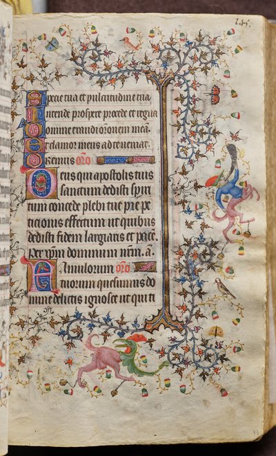 Heures de Charles le Noble, roi de Navarre (1361-1425) : fol. 73r, Texte - Master of the Brussels Initials and Associates