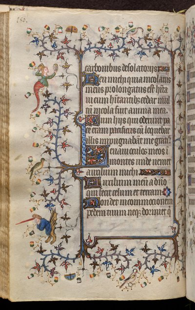 Heures de Charles le Noble, roi de Navarre (1361-1425) : fol. 75v, Texte - Master of the Brussels Initials and Associates