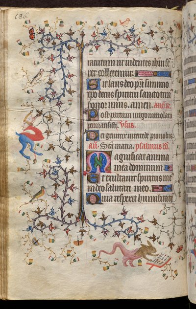 Heures de Charles le Noble, roi de Navarre (1361-1425) : fol. 93v, Texte - Master of the Brussels Initials and Associates