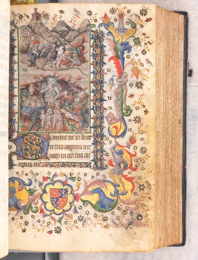Heures de Charles le Noble, roi de Navarre 1361-1425 : fol. 106r, Jugement dernier, vers 1405 - Master of the Brussels Initials and Associates