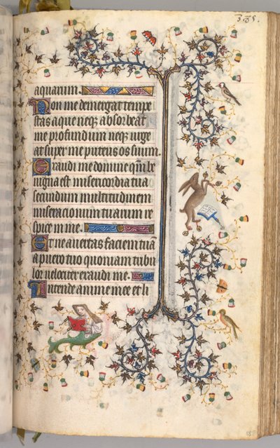 Heures de Charles le Noble, roi de Navarre : fol. 188r, Texte - Master of the Brussels Initials and Associates