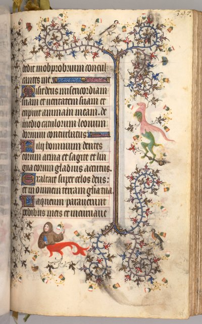 Heures de Charles le Noble, roi de Navarre 1361-1425 : fol. 193r, Texte, vers 1405 - Master of the Brussels Initials and Associates