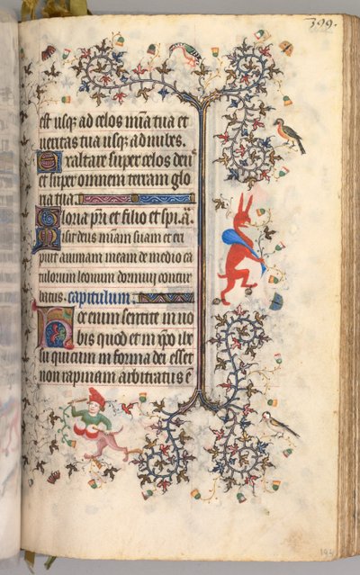 Heures de Charles le Noble, roi de Navarre 1361-1425 : fol. 194r, Texte, vers 1405 - Master of the Brussels Initials and Associates