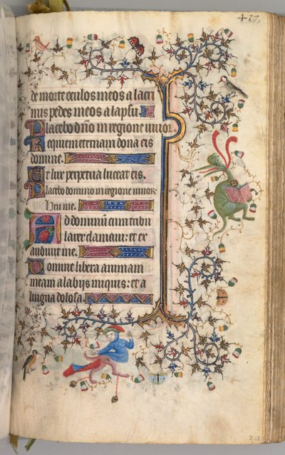 Heures de Charles le Noble, roi de Navarre 1361-1425 : fol. 203r, Texte, vers 1405 - Master of the Brussels Initials and Associates