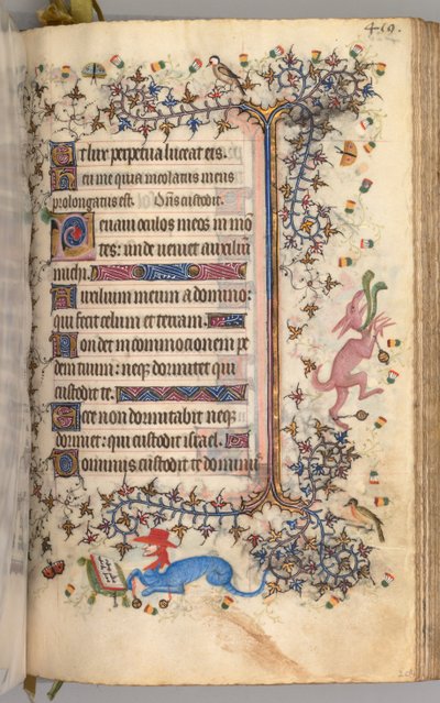 Heures de Charles le Noble, Roi de Navarre 1361-1425: fol. 204r, Texte, vers 1405 - Master of the Brussels Initials and Associates