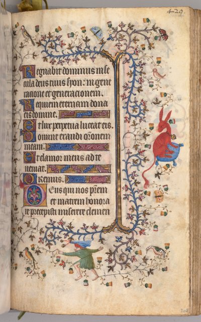 Heures de Charles le Noble, roi de Navarre 1361-1425 : fol. 209r, Texte - Master of the Brussels Initials and Associates