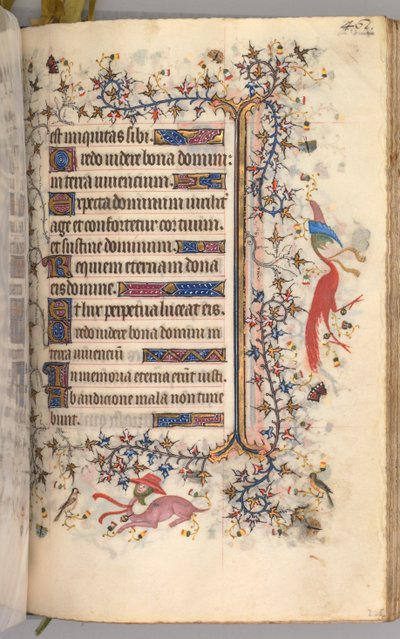 Heures de Charles le Noble, Roi de Navarre 1361-1425 : fol. 225r, Texte, vers 1405 - Master of the Brussels Initials and Associates