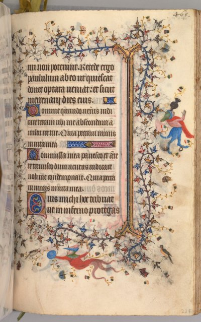 Heures de Charles le Noble, Roi de Navarre 1361-1425 : fol. 227r, Texte, vers 1405 - Master of the Brussels Initials and Associates