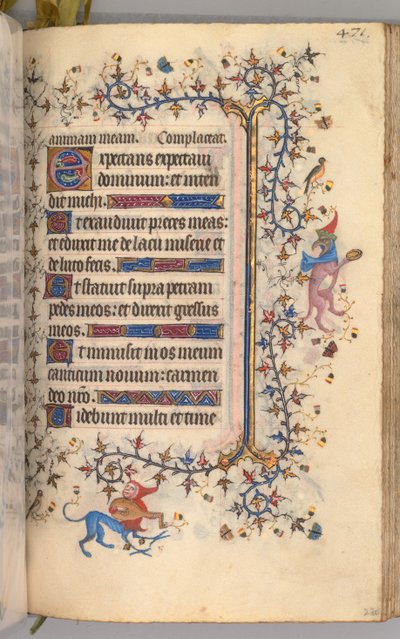 Heures de Charles le Noble, roi de Navarre 1361-1425 : fol. 230r, Texte, vers 1405 - Master of the Brussels Initials and Associates