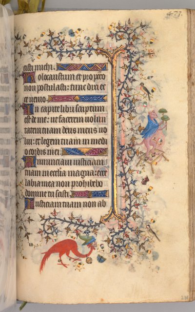 Heures de Charles le Noble, roi de Navarre 1361-1425 : fol. 231r, texte, vers 1405 - Master of the Brussels Initials and Associates