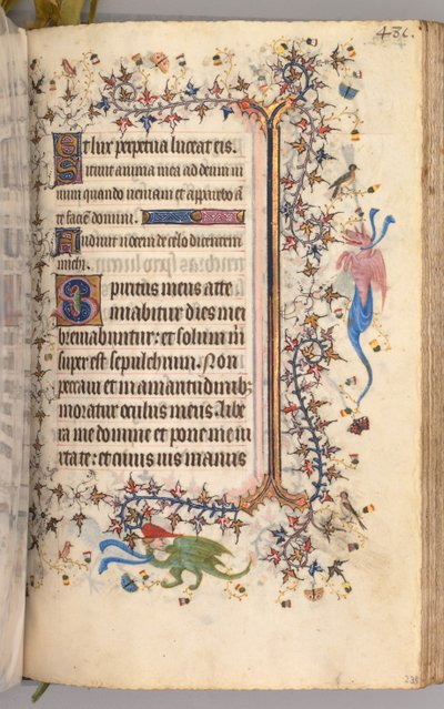 Heures de Charles le Noble, roi de Navarre 1361-1425 : fol. 234r, Texte, c. 1405 - Master of the Brussels Initials and Associates