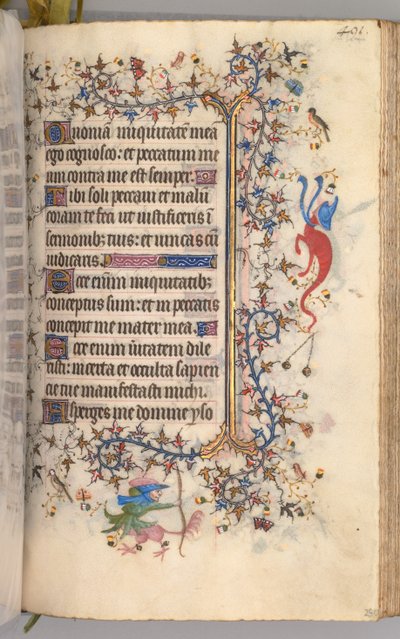 Heures de Charles le Noble, roi de Navarre 1361-1425 : fol. 240r, texte, vers 1405 - Master of the Brussels Initials and Associates