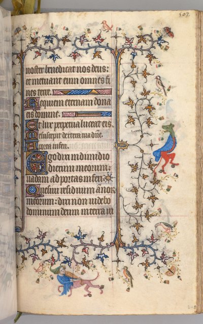 Heures de Charles le Noble, roi de Navarre 1361-1425 : fol. 246r, texte, vers 1405 - Master of the Brussels Initials and Associates