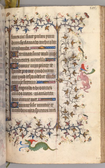 Heures de Charles le Noble, roi de Navarre 1361-1425 : fol. 247r, Texte, vers 1405 - Master of the Brussels Initials and Associates