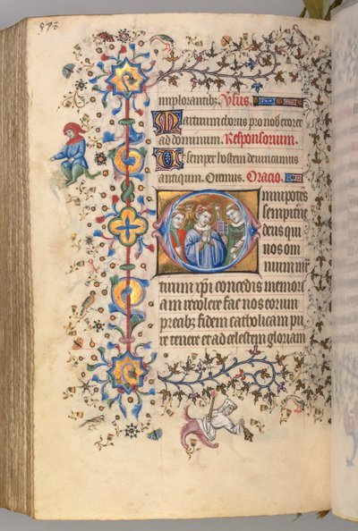 Heures de Charles le Noble, roi de Navarre 1361-1425, fol. 283v, Martyrs : Saint non identifié - Master of the Brussels Initials and Associates