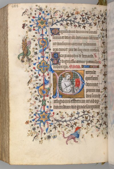 Heures de Charles le Noble, Roi de Navarre 1361-1425, fol. 288v, St. Hervard, vers 1405 - Master of the Brussels Initials and Associates
