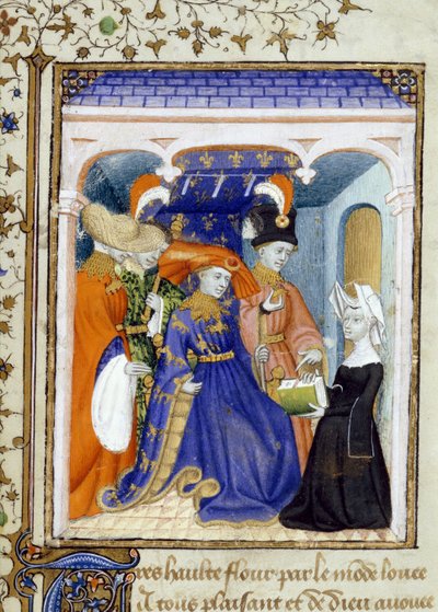 Christine de Pisan présentant son livre à Louis d
