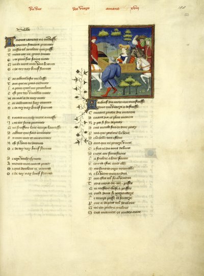 Dame dans une litière à cheval - Master of the Cité des Dames