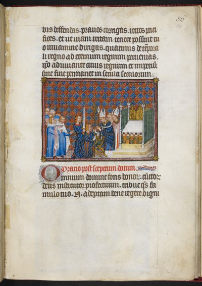 Le Roi recevant le sceptre et la verge (