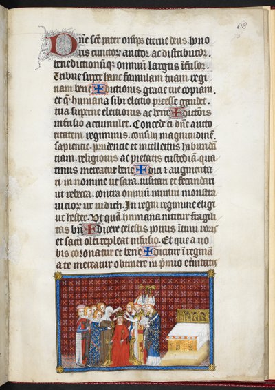 Les barons soutenant la couronne de la reine, du 