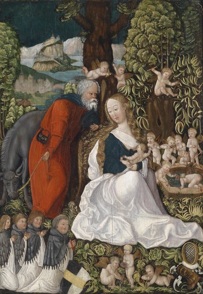 Le Repos pendant la fuite en Égypte, vers 1510 - Master of the Danube School