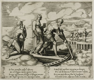 Psyché embarque dans la barque de Charon - Master of the Die