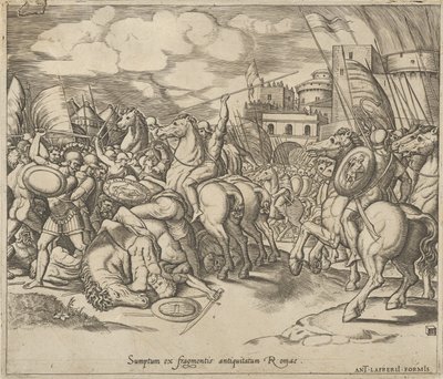 Speculum Romanae Magnificentiae : La Victoire de Scipion [sur Syphax] - Master of the Die