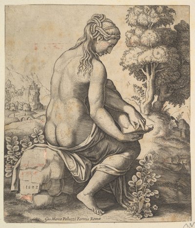 Vénus enlevant une épine de son pied - Master of the Die