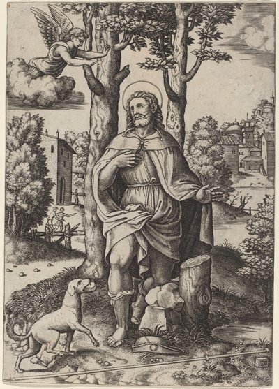 Saint Roch - Master of the Die after Follower of Raphael