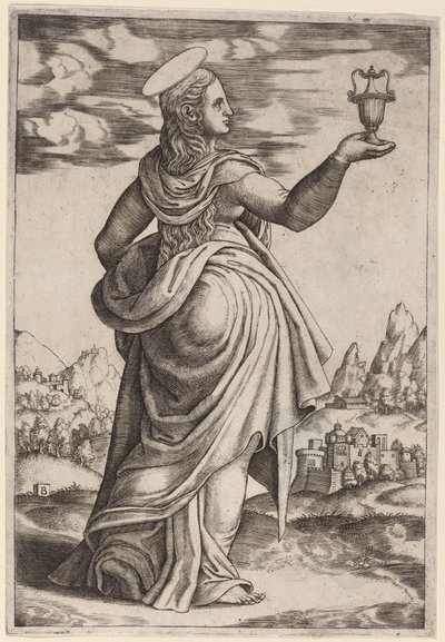 La Madeleine - Master of the Die after Follower of Raphael